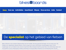 Tablet Screenshot of bikesandboards.nl